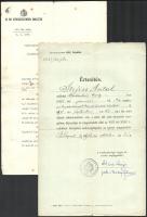 1902-1959 7 db postai irat (pl. Magyar Postaüzemi Szabványok Gyűjteménye) és 1 db képeslap