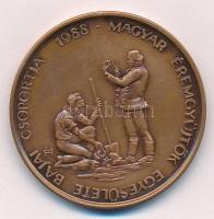 Lapis András (1942-) 1988. "Telcs Ede / Magyar Éremgyűjtők Egyesülete Bajai Csoportja" Br ...