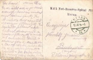 1914 Merano, Meran (Südtirol); Trachtenmode Tobias Runggaldier / folk costume shop. photo + "K ...