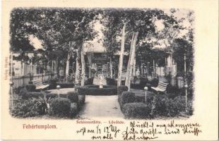 1904 Fehértemplom, Ung. Weisskirchen, Bela Crkva; Schiess-Stätte / Lövölde. Hepke kiadása / shooting hall