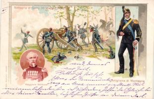 Battle of Goito 1848 Bellezza Litho