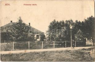 1913 Ada, Földmíves iskola. Király Béla kiadása / agricultural farmer school (EB)