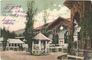 1909 Ilidza, Ilidze; Restauration. Verlag Josef Tabory / restaurant, garden (Rb)