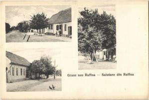Rafna, Raffna, Ramna; utcakép üzletekkel. A. Weiser Photographisches Atelier / street views with shops