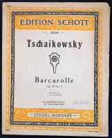Tschaikowsky: Barcarolle. Op. 37. N. 5. Edition Schott.