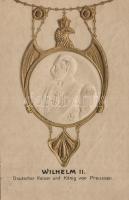 Wilhelm II. Embossed