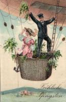 Balloon, pentacost Embossed Litho (EB)