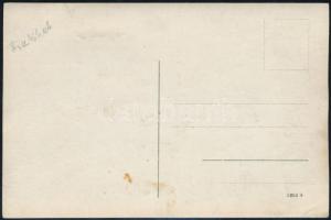 cca 1905 Szánkón felboruló úri társaság Kitzbühel környékén, fotó, 9×13,5 cm