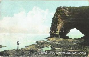 Otterton, Ladram Bay, Natural Arch (worn corner)