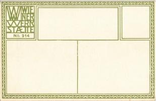 Mode / Art Nouveau lady fashion. Wiener Werkstätte No. 314. s: Mela Koehler (EK)