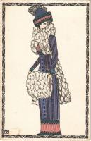 Mode / Art Nouveau lady fashion. Wiener Werkstätte No. 310. s: Mela Koehler