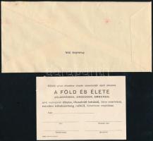 1936 Dr. Cholnoky Jenő (1870-1950) gépelt, fejléces levele, amelyben a hamarosan megjelenő 5 kötetes...