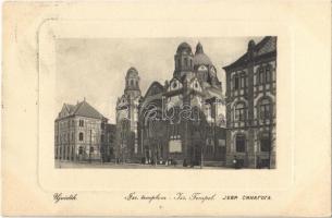 1911 Újvidék, Neusatz, Novi Sad; Isr. Tempel / Izraelita templom, zsinagóga. W. L. Bp. 4230. / synagogue