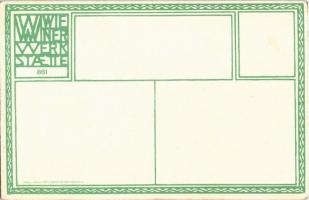 Mode / Art Nouveau lady fashion. Wiener Werkstätte Nr. 881. s: Maria Likarz (EK)