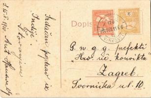 1910 India, Indija; Hotel Bahnhof Horn und Grand Hotel National / Vasúti szálloda, Nemzeti Nagyszáll...