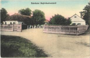 1914 Hejőszalonta, Hejő-Szalonta; utcakép