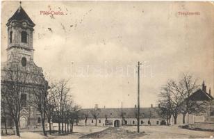 1907 Piliscsaba, Templom tér. Rigócz József kiadása (Rb)