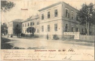 1902 Goszpics, Gospic; Honvéd laktanya / K.u.K. military barracks (r)