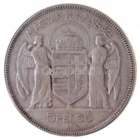 1930. 5P Ag "Horthy jobbra" T:3 
Adamo P8