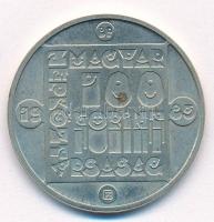 1985. 100Ft alpakka "Természetvédelem - Vidra" T:BU Adamo EM84