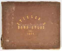 1864 Stieler, Adolf: Hand-atlas über alle Theile der Erde und über das Weltgebaude. Gotha, 1864, Jus...