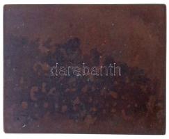 Murányi Gyula (1881-1920) 1910. Férfifej jobbra "1880-1910" Br plakett (38x55mm) T:2
HPII...