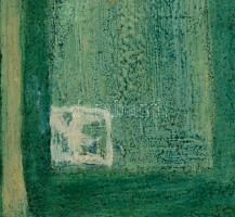 Mertz Éva (1957-): Orgona síp. Akrill, farost, jelzett, keretben, 25×24 cm