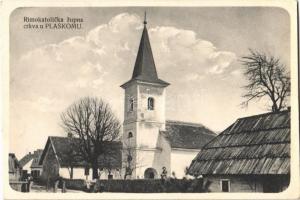 1915 Plaski (Lika), Rimokatolicka zupna crkva u Plaskomu / Római katolikus plébániatemplom / parish church