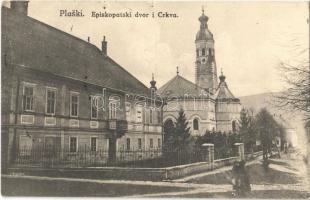 Plaski (Lika), Episkopatski dvor i Crkva / Ortodox templom és püspöki palota / Orthodox church and bishops palace. Fot. Simic (EK)