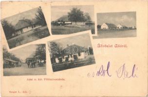 1901 Ada, M. kir. Földmíves iskola. Berger L. kiadása / agricultural farmer school