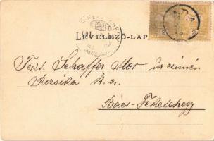 1901 Ada, M. kir. Földmíves iskola. Berger L. kiadása / agricultural farmer school