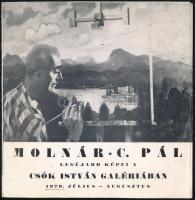 1970 Molnár C. Pál festőművész aláírt kiállítási katalógus