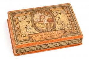 Kugler-Gerbeaud csokoládés papír doboz 12x8,5 cm