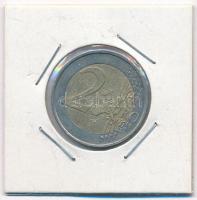 Németország 2002D 2E bimetál fóliás tokban T:2
Germany 2002D 2 Euro Bi-metallic in foil case C:XF