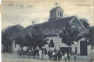 1911 India, Indija; Gemeindehaus / Községháza / town hall