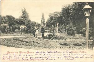 1900 Turnu Severin, Szörényvár; Gradina Publica / park garden (EK)