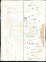 cca 1975 Moziplakátok egy művelődési ház irodájában, Balla Demeter (1931-2017) fotóművész pecséttel ...