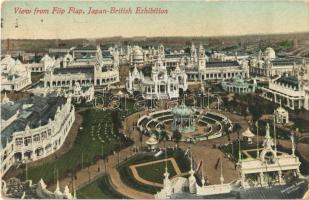 1910 London, Japan-British Exhibition, View from Flip Flap. Valentine & Sons