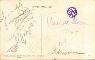 Szeghegy, Sekic, Lovcenac;  Fő utca, L. D. Schaffe üzlete, templom. W. L. Bp. 620. Becker Dávid &...