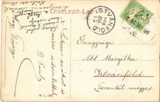 1909 Torontáltószeg, Nagytószeg, Novi Kozarci; Elemi iskola. W. L. 1380. / elementary school (EK)