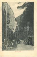 1901 Weizklamm, Weiz-Klamm; road with bicycle