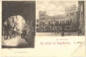 Koper, Capodistria, Capo DIstria; Callegheria, Municipio / town hall (cut)