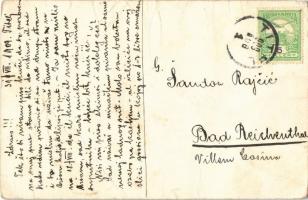 1909 Zalánkemén, Szalánkemén, Stari Slankamen (?); étterem, kerthelyiség, zenekar, pincérek / restau...