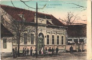1912 Kölpény, Szávakölpény, Kupinovo; Srpski dom / Szerb nemzeti ház. Atelier Wannek kiadása / Serbian National House, community center (EK)