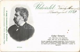 1899 Csiky Gergely, korunk legnagyobb magyar drámaírója. A nagy évszázad (Magyar Kiadás) / Gergely Csiky (Csiky Gergely) Hungarian dramatist