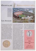 Amerikai Egyesült Államok 1984S 1$ Ag "XXIII. nyári olimpiai játékok Los Angeles" német ny...