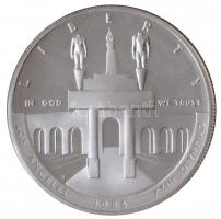 Amerikai Egyesült Államok 1984S 1$ Ag "XXIII. nyári olimpiai játékok Los Angeles" német ny...