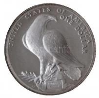 Amerikai Egyesült Államok 1984S 1$ Ag "XXIII. nyári olimpiai játékok Los Angeles" német ny...
