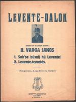 cca 1930-1940 Tarján Jenő-D. Angyal Ernő: Somogyi induló. Kaposvár, én., "Somogyi Újság", ...