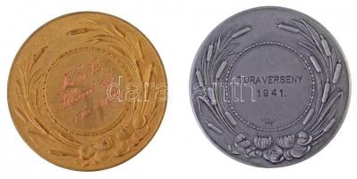 Berán Lajos (1882-1943) 1928-1941. "Magyar Evezős Szövetség" 2db klf sportérem, az Al verz...